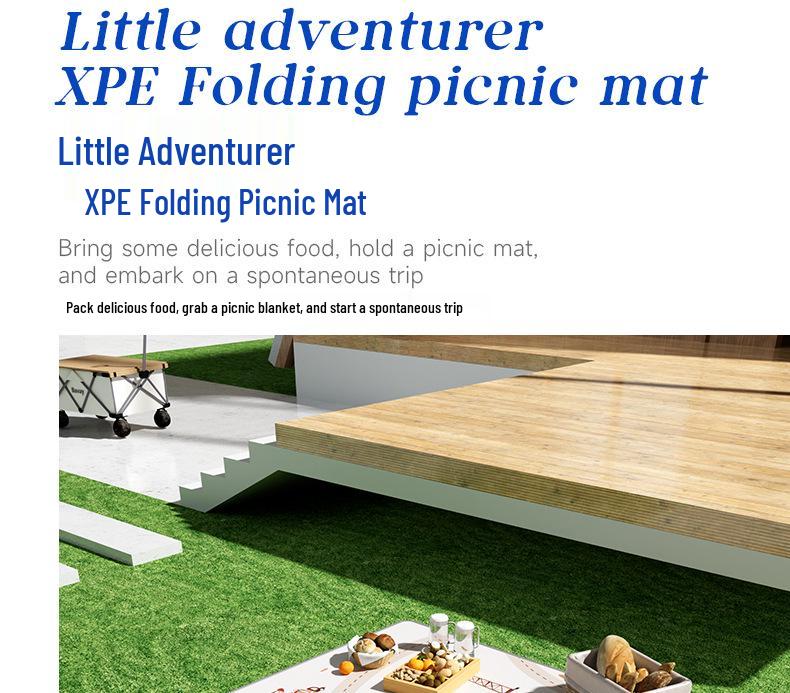 Foldable Waterproof Outdoor Picnic and Beach Mat - Portable, Moisture-Proof Camping Mat