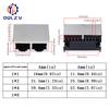 RJ45 1 2 4 6 8 Port Shielded Modular 21MM PCB Jack 8P8C Right Angle Through Hole Pcb Network Connector