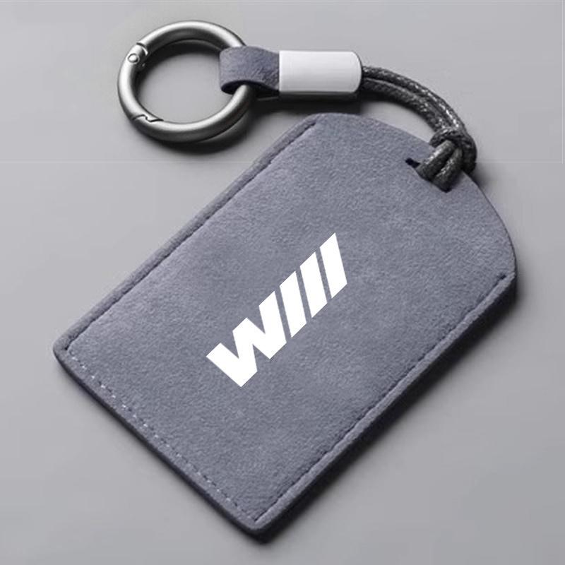 Suede Leather Car Smart NFC Card Key Case Cover Protector Shell Fob For BMW M 3 5 7 Series X1 X3 X5 X6 X7 535le Auto Accessories FY6