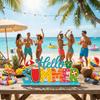 Summer Theme Summer Party Decorations 2D Pattern Display Rack Ornament  Office Decoration