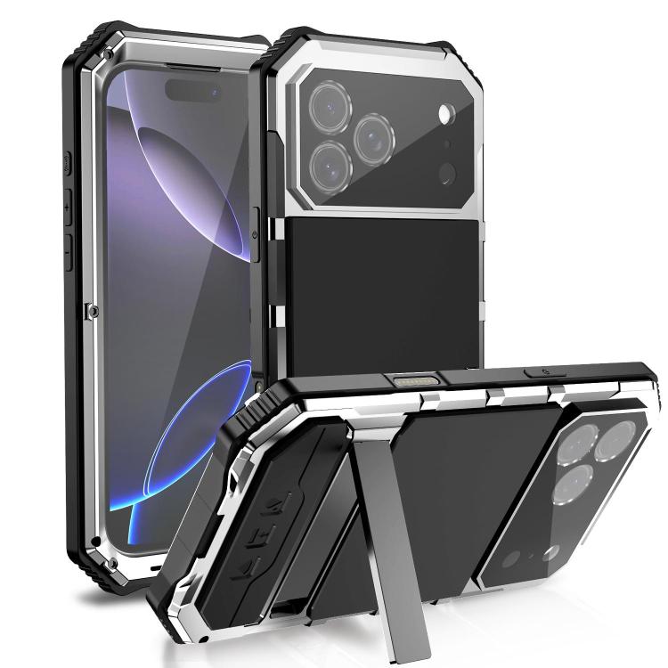 R-JUST Life Waterproof Dustproof Shockproof Holder Phone Case