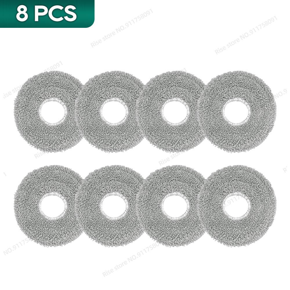Compatible for ( Mijia Robot Vacuum Mop 5 Pro ) Accessories Main Brush Filter Dust Bag Mop Cloth Replacement Parts Kit