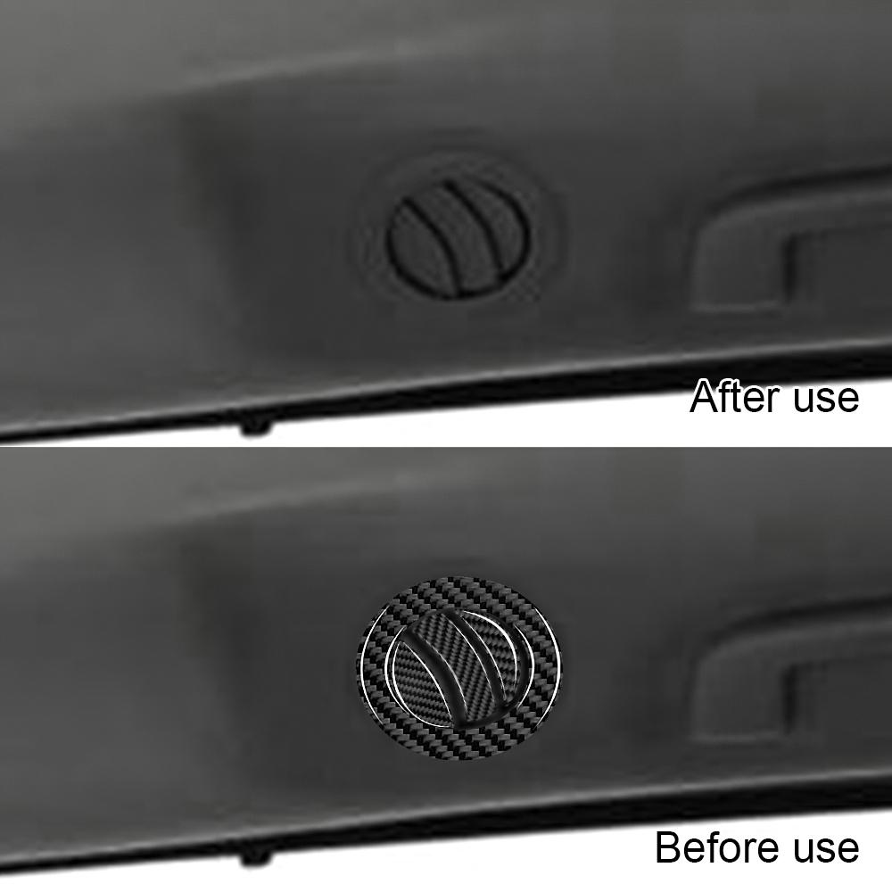 For Toyota Sienna 2015-2016-2017-2018-2020 Carbon Fiber Car Top air vent panel Sticker Trim Film Accessories