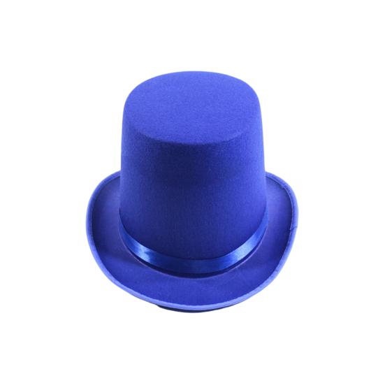 Yousheng Цилиндр Мага Цилиндр Британский Черный Джазовый Цилиндр Мужской и Женский Придворный Джентльмен Плоская Фетровая Шляпа для Выступлений Ролевой Игры