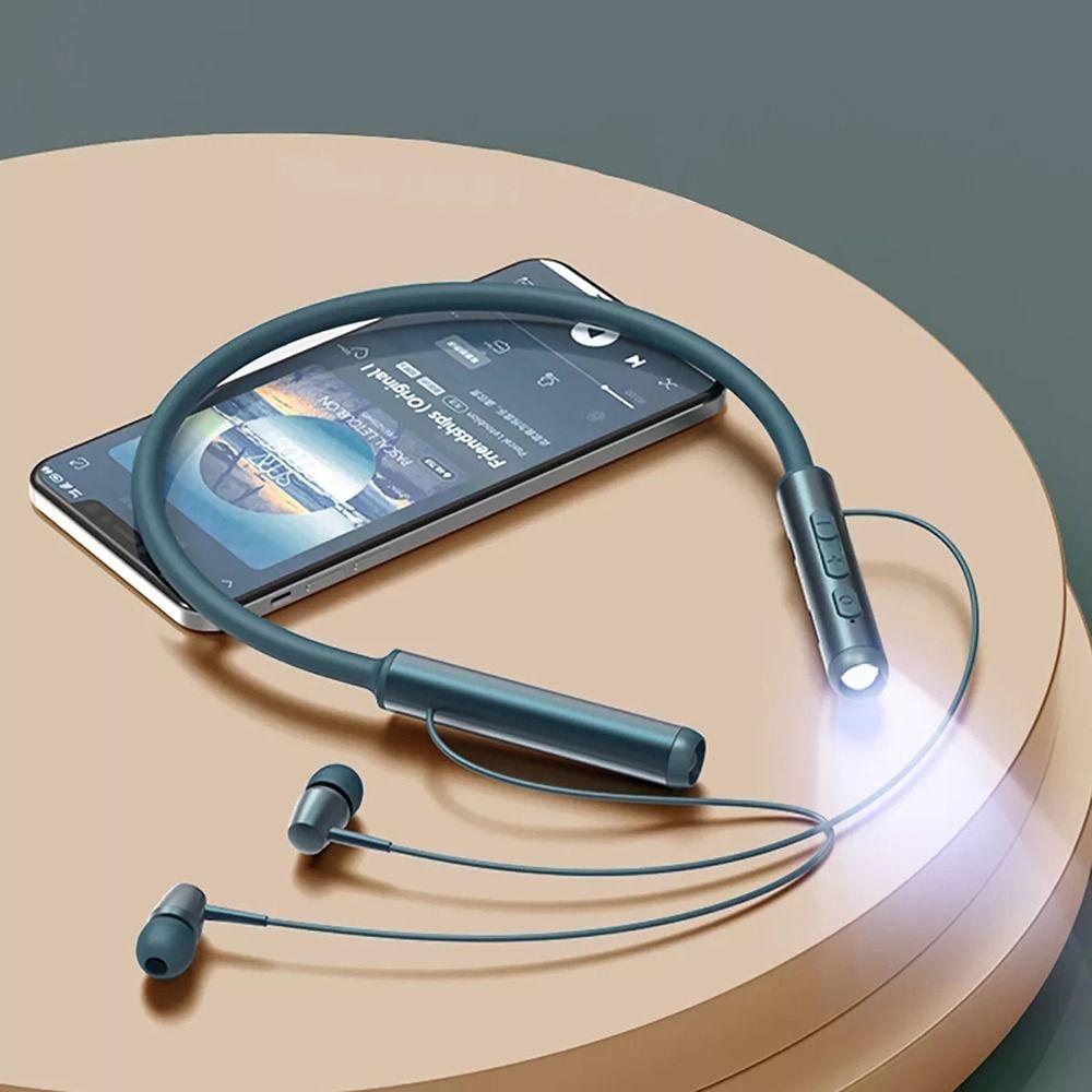 Neck Hanging Sport Running Earphones With Mic Headset New Wireless Bluetooth Headphones