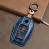 Чехол для ключей из натуральной кожи, светодиодный дисплей для BMW 5, 7 серии, G11, G12, G30, G31, G32, I8, I12, I15, G01, X3, G02, X4, G05, X5, G07, протектор