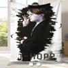 Чон Хосок J Hope Kpop B-BTS Фланелевое одеяло, Ультрамягкий теплый плюшевый плед для дома, спальни, кровати, дивана, офиса, кемпинга, подарок