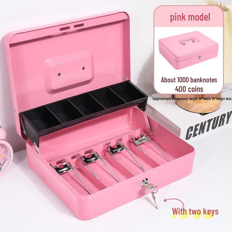 Three Kingdoms Lockable Metal Book Safe & Piggy Bank
