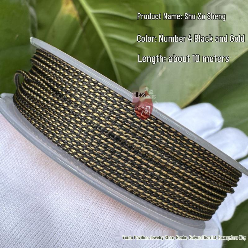 Плетеная веревка Millet Whisker 1,5 мм с узором «Дракон» - Нить смешанного цвета для браслетов и ожерелий DIY