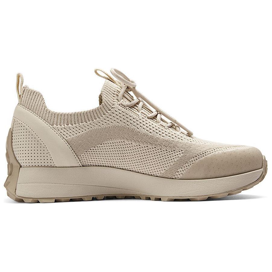 Skechers Уличные удобные дышащие низкие повседневные кроссовки для бега женские кроссовки бежевые 177160-NAT