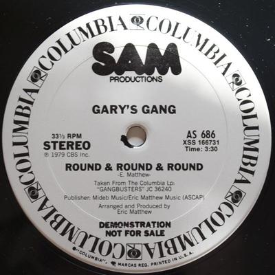 12-дюймовая пластинка GARY'S GANG - Do Ya' Wanna Go Dancin' / Round & R AS686 Columbia, SAM P 1979 US Соул/Фанк Б/У