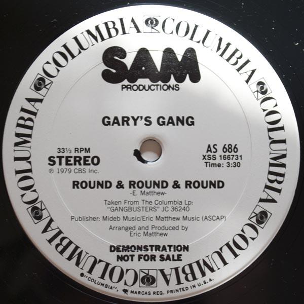 12-дюймовая пластинка GARY'S GANG - Do Ya' Wanna Go Dancin' / Round & R AS686 Columbia, SAM P 1979 US Соул/Фанк Б/У