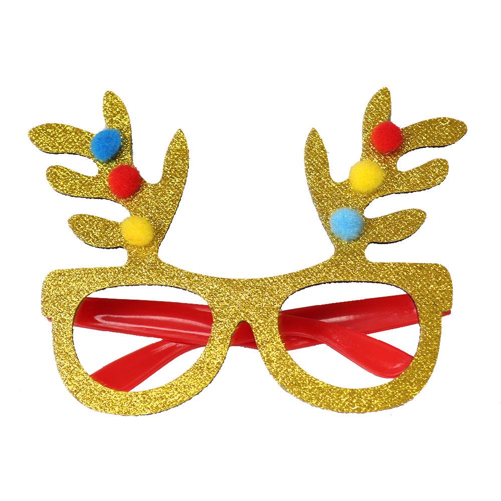 Christmas Party Eyeglass Frames: Santa, Snowman & Antler Designs for Kids