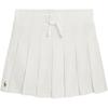 Юбка Polo с вышивкой логотипа, плиссированная, вязаная, детская, белая CWPOSHOG7620035-101