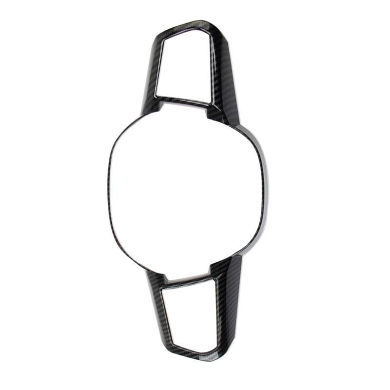 For BMW IX -2025 Steering Wheel Cover Trim Decorative Frame Car Interior Accessories ABS Carbon Fiber