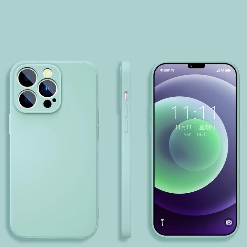 Мягкий жидкий силиконовый чехол цвета конфет для iPhone 16 15 14 13 12 11 Pro Max X XR XS Max 7 8 Plus SE 2020 ультратонкий защитный противоударный чехол