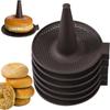 6Pcs Conical Shape Bagel Pans Set Coffee Bread Mold for Baking Durable Silicone Donut Mold  Baking
