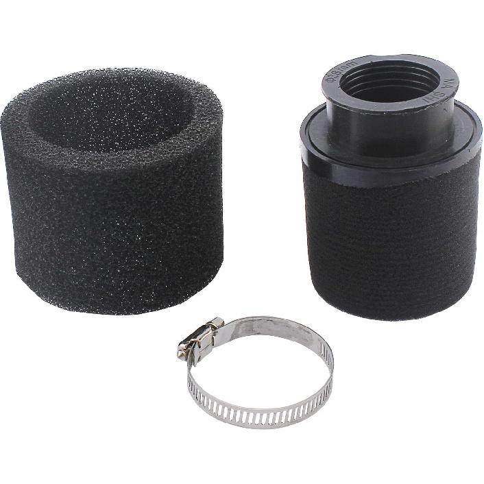 Universal 38mm 39mm 40mm Black Double Foam Pod Performance Filter for 50cc - 90cc 110cc 125cc ATV Quad Scooter Go Kart Moped Pit Dirt Super Bike