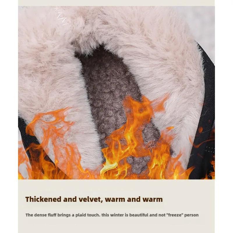 Женские кеды, утепленные флисом для сохранения тепла зимой, удобные, нескользящие и удобные женские сапоги