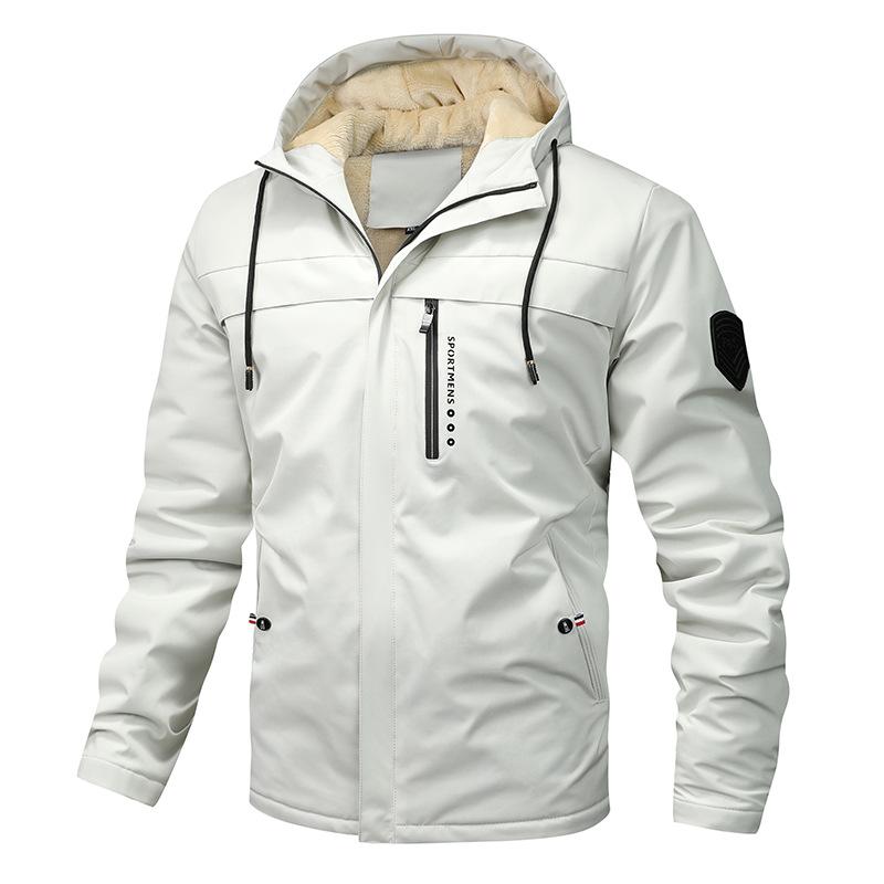 Куртка Winter Plus Velvet American Casual с капюшоном, мужская куртка Outdoor Casual, куртка Submachine