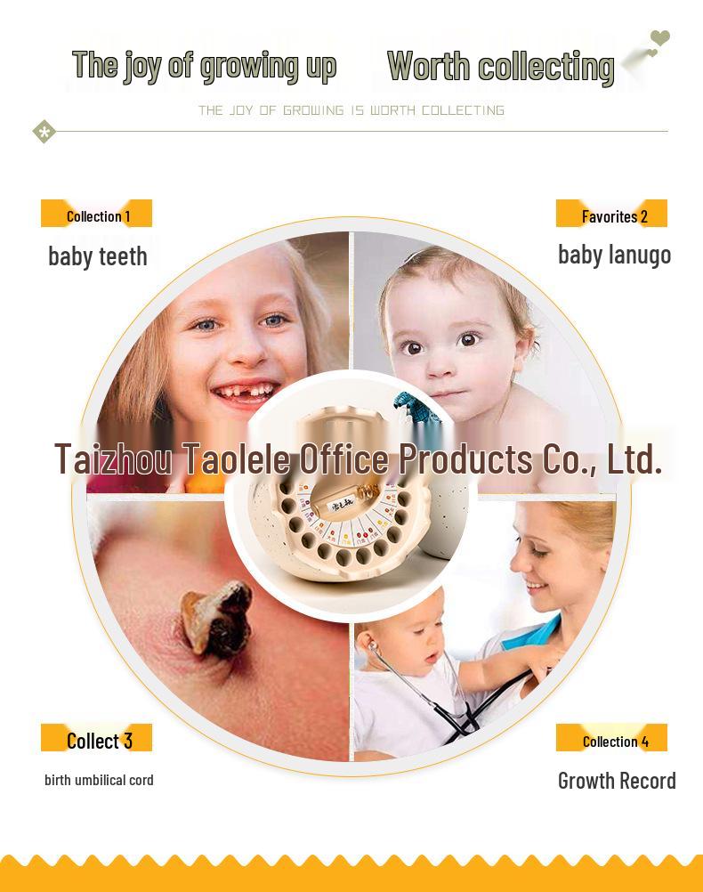 Creative Baby Boy Tooth Keepsake Box for Preserving Shedding Teeth