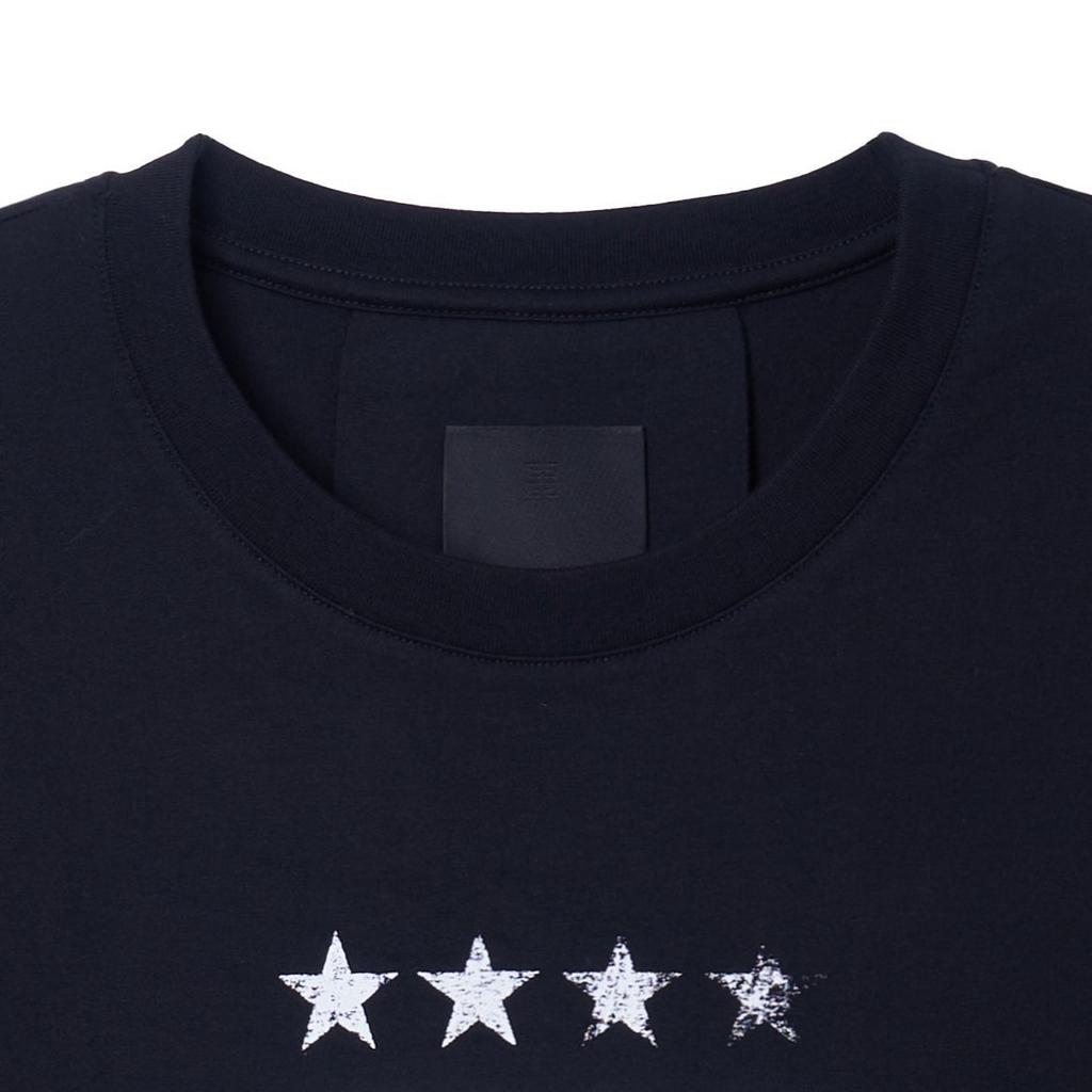 Givenchy Хлопковая футболка 4G Stars BM716R3YEL-001
