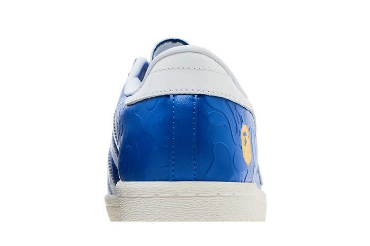 Унисекс кроссовки adidas Superstar Vintage Bape Синий Белый Синий/Белый