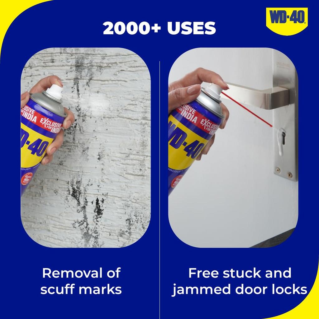 WD-40 Многоцелевой Смазочный Спрей Средство от Ржавчины 63,8 г Упаковка 1 шт. Для Домашнего Ремонта Замков Инструментов Автомобиля Велосипеда Очистки Использования