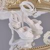 1/4 Female Doll High Heeled Shoes Miniature Comfortable Dress Up Sandals Model for