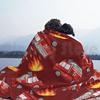 Красный Пожарный Грузовик Плед Для Дивана Кровати Путешествий Пламя Пожарная Машина Пожарная Машина Красный Пожарный Крутые Дети Пожарный