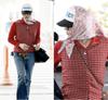 [USED] G-DRAGON Scarf Jiyong BIGBANG Airport Outfit