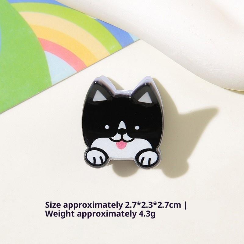 Cartoon Fun Animal Small Grab Clip Imitation Corgi French Bulldog Shiba Inu Dogs Bangs Claw Cute Women Hair Accessories