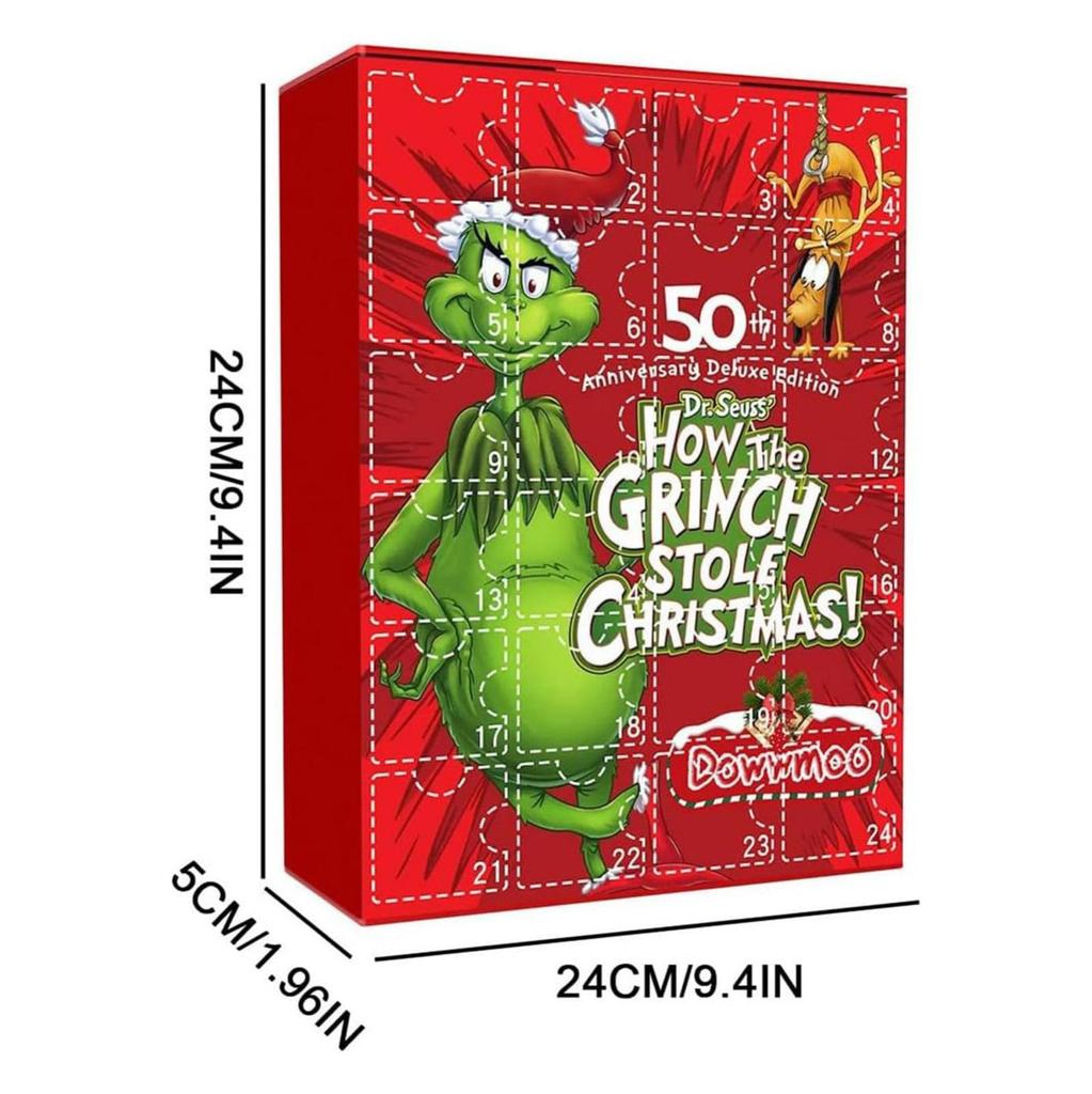 Рождественские милые фигурки кукольный адвент-календарь, рождественский календарь обратного отсчета с игрушками-сюрпризами, рождественская коллекция