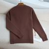 Single-breasted Knitted Cardigan Jacket Loose Long-sleeved Warm Top