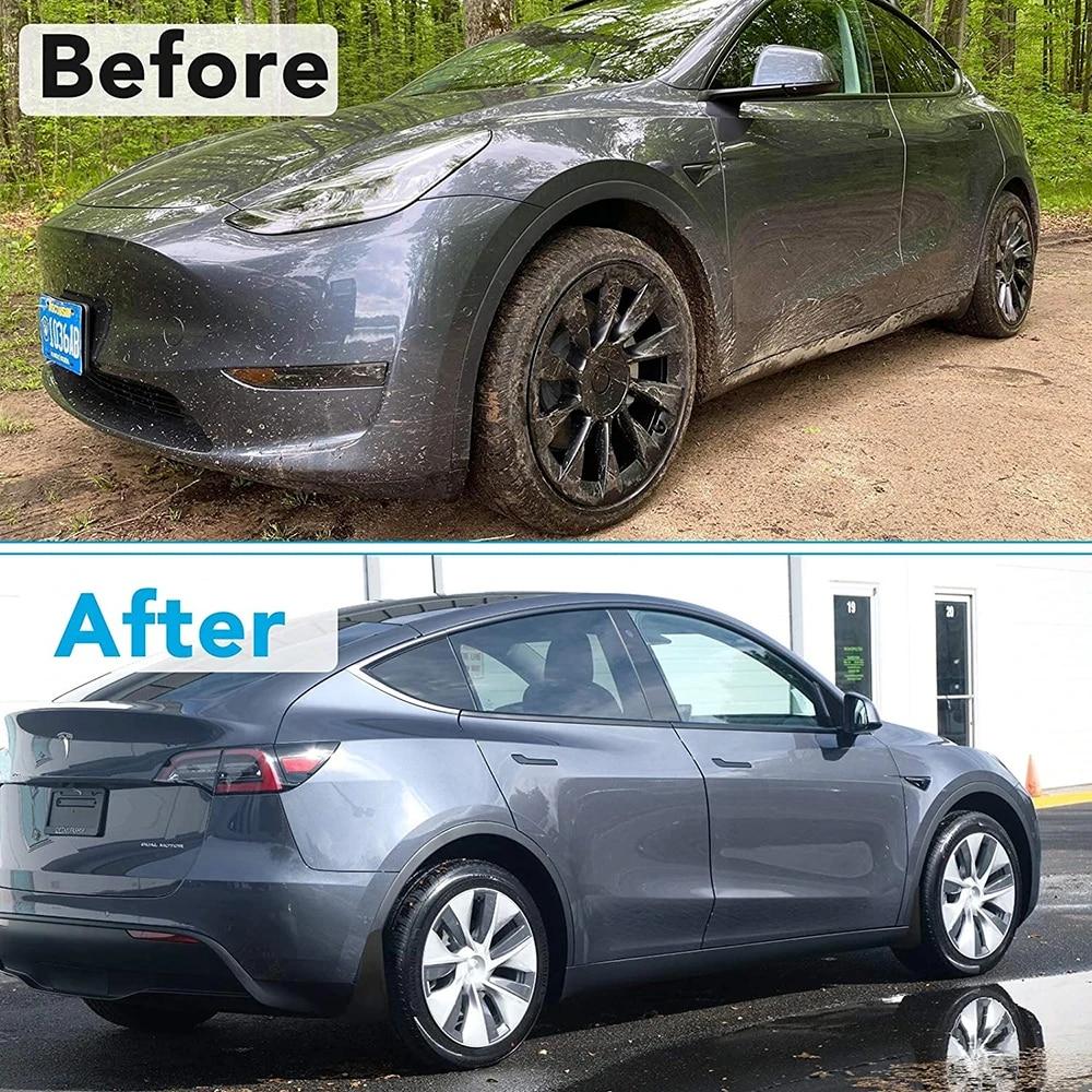 Высококачественные матовые черные брызговики, брызговики для Tesla Model Y, нет необходимости сверлить отверстия, модель 3 Y, брызговик на крыле