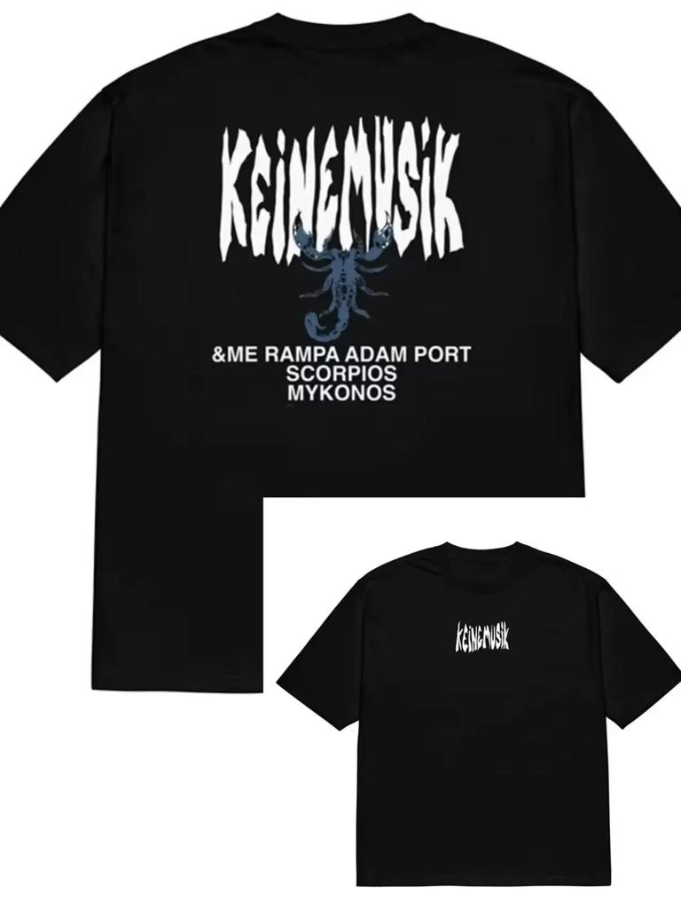 Летняя футболка Keinemusik X Pacha для мужчин и женщин, модная хлопковая футболка с коротким рукавом, хип-хоп топы, уличная одежда Cherry