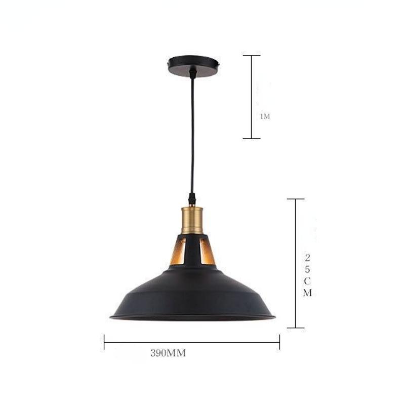 Винтажный подвесной светильник Лофт Ретро Люстра Подвесной светильник E27 Основание Промышленный подвесной светильник Освещение для гостиной