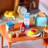 Декорация Миниатюрная модель йогурта Симуляция куклы Кухня Кукольный домик Томатный соус Игрушки Подарок