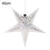 3D Звезда Бумаги Висит Полый Абажур Пентаграммы Рождественская Елка Украшения