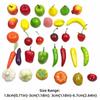 20PCS Multicolor Simulation Fruits Vegetables Fake Cherry Lemon Patoto  Party Wedding Supplies