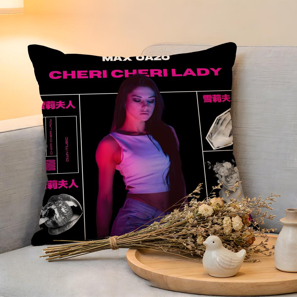 Cushion Cover Linen SkinFriendly Soft Decorative Case For Sofa Home Decor Max Oazo Album Cover Pillow cover