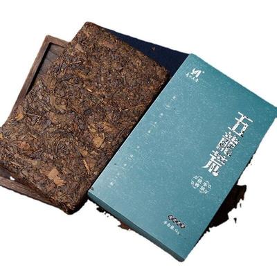 1 кг черного чая Anhua, ручной работы из пористого кирпича, оригинальный золотой кирпичный чай Tianti Fu