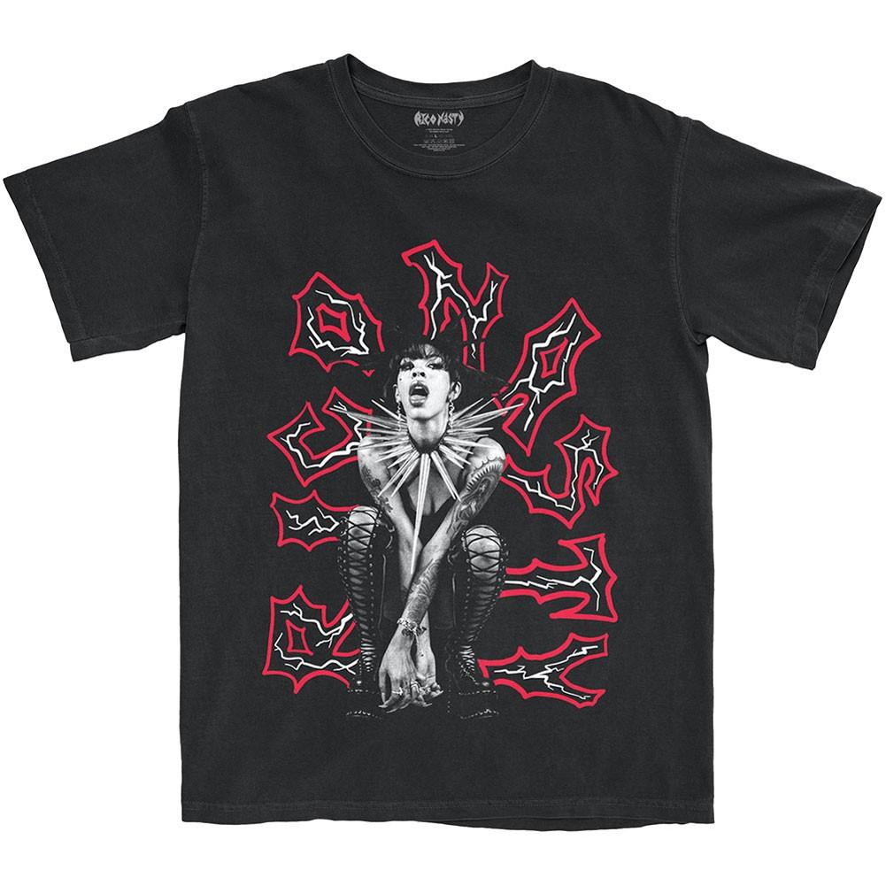 Men's Rico Nasty Punk Rico Slim Fit T-shirt Small Black