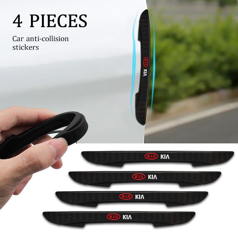 4Pcs Car Door Edge Protector Stickers Anti Collision Guards Strip for Kia Sportage Rio Ceed Optima K3 Car Ornaments/ornaments EF7
