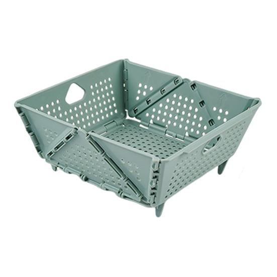 Складной дуршлаг Складная корзина для слива с ножками для опоры Можно мыть в посудомоечной машине Кухонный дуршлаг для фруктов овощей пасты