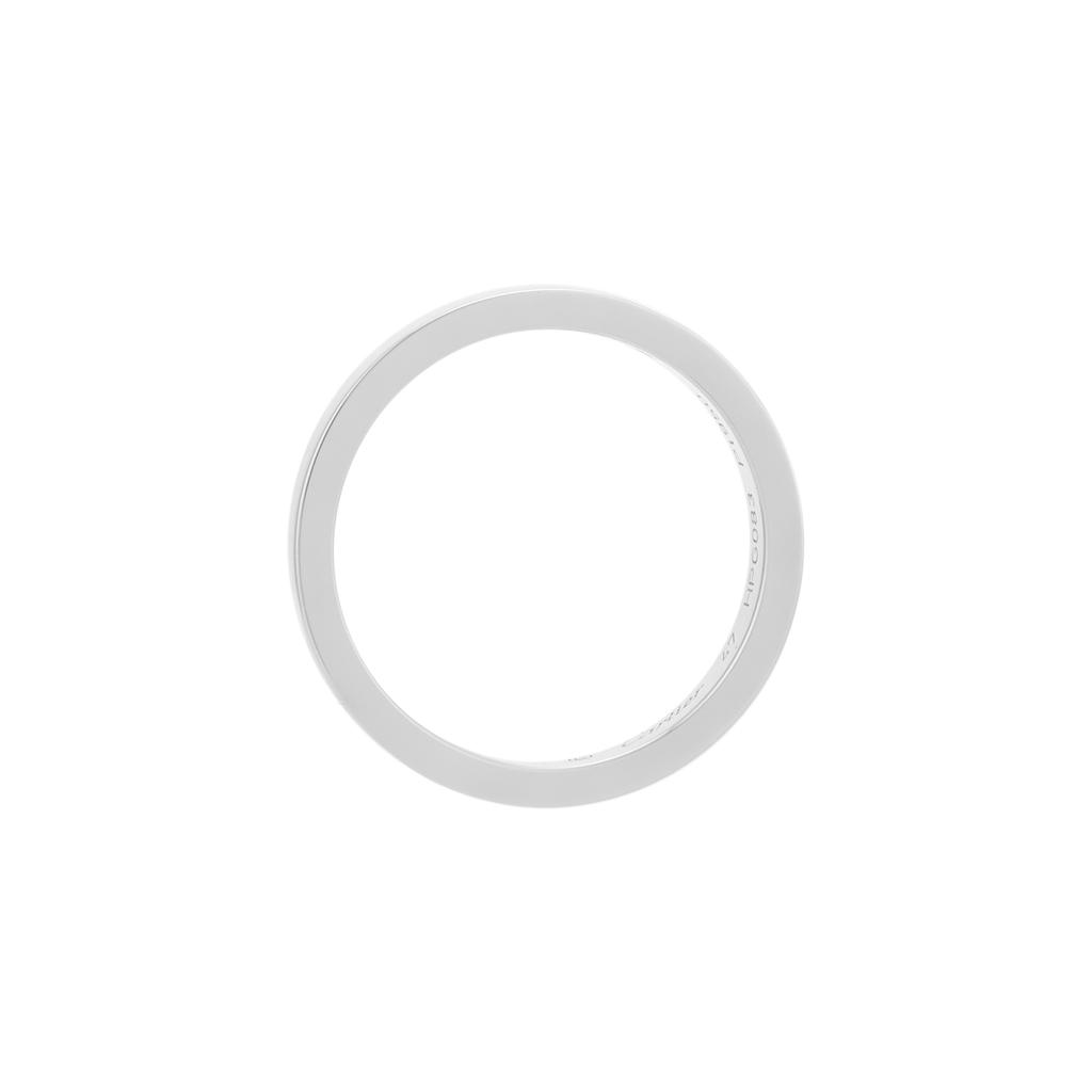 Cartier C De Классическое Письмо Платиновое Алмазное Кольцо Унисекс кольца B4051300