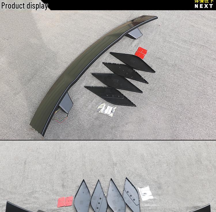 Модификация спойлера багажника с динамическим эффектом для Ford Mustang 2015-2023 годов.