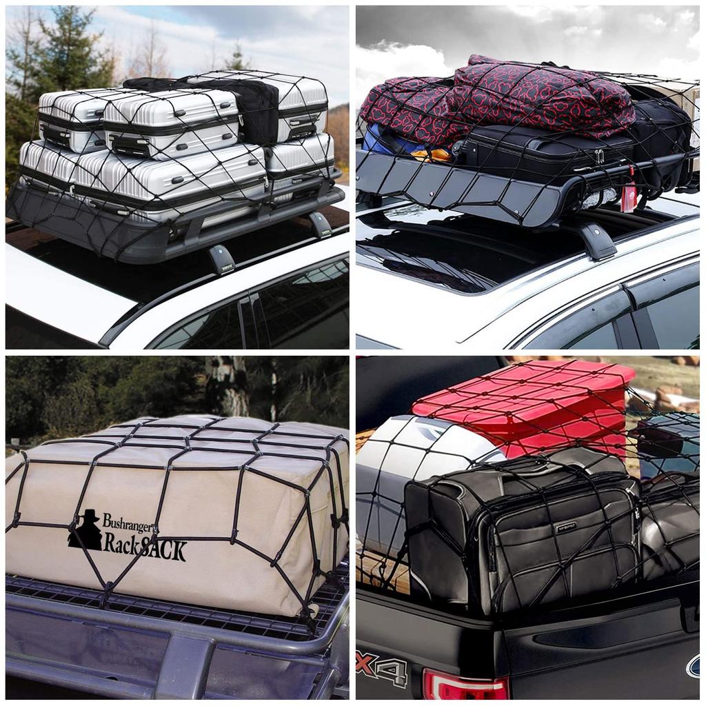 RILIHII Cargo Net, 47.2 X 70.9 Inches (120 X 180 Cm), For Cars, Luggage