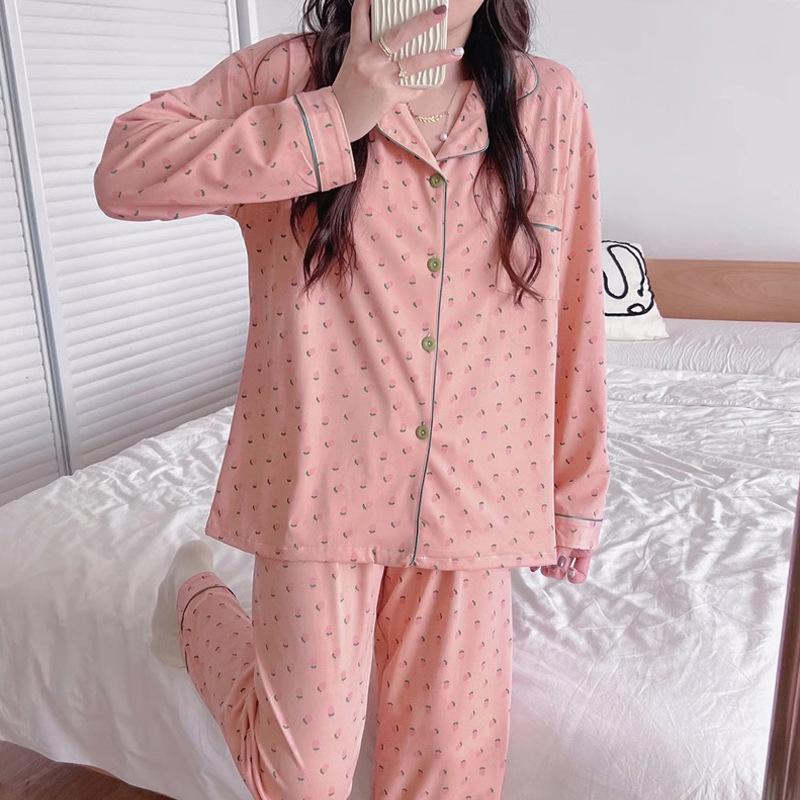 Весна и осень, новый женский классический ретро-стиль, пижамный комплект для дома, пижамный комплект для девочек, тонкий студенческий комплект для дома