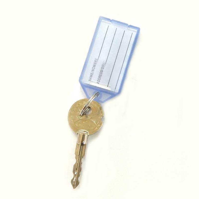 Baggage Tag Renovate Women Men Plastic Office Key Chain Candy Color Classification Hotel 1PC/5PCS Marking Number Jewelry Accessory